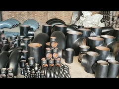 KARBON ÇELİK EK PARÇALAR ALIN KAYNAKLI BORU EK PARÇALAR SİYAH RENK 1.5D 90DERECE