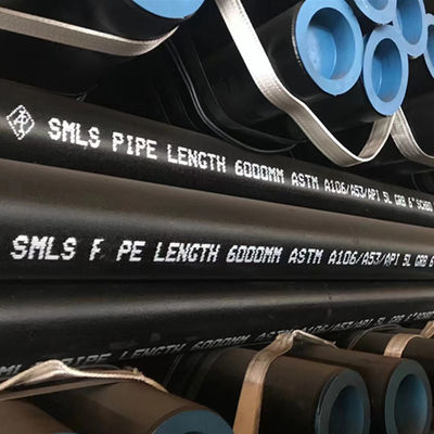 6 M 4" ASME Rolled And Welded Pipe Sch80 API 5L Grade B ERW Pipe