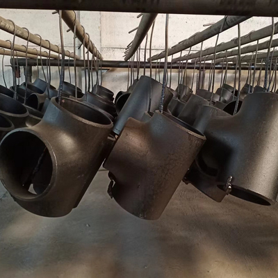 A234 WPB ASTM Standard Seamless Pipe Fittings Carbon Steel Tee Equal Diameter Tee Sch10-Sch160