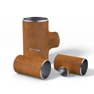 ASTM Water Line Tee Fitting Straight Carbon Steel Reducing Tee DN10~DN1200