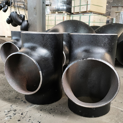 Asme B16 Sch40 Carbon Steel Reducing Tee Seamless A234 Ansi