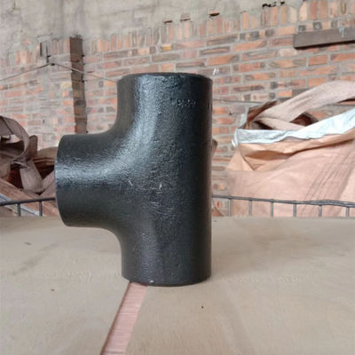 ASME / ANSI B16.9 Filmiş Karbon Çelik Tees SCH40 SCH80 SCH160 Ahşap Kasalar / Paletler